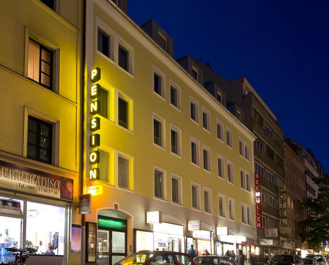 Hotel Pension Am Hauptbahnhof Munique Exterior foto